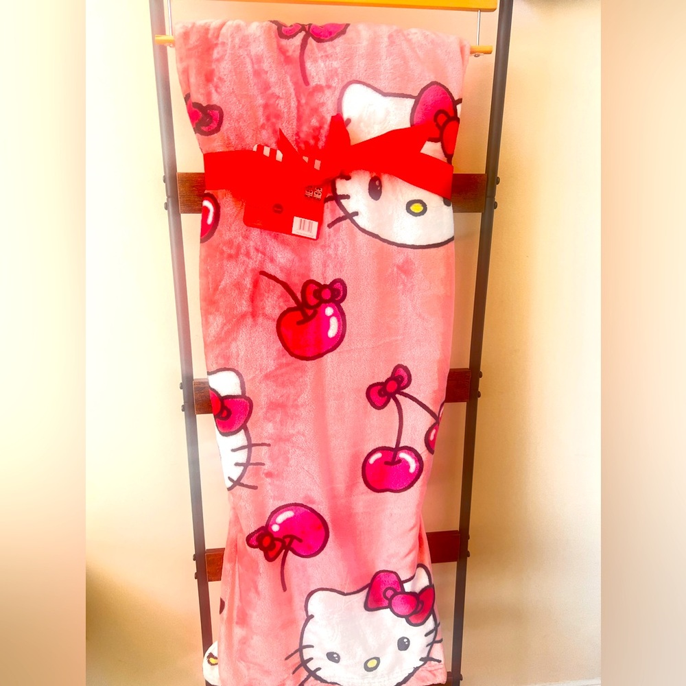 Hello Kitty Cherry Throw Blanket